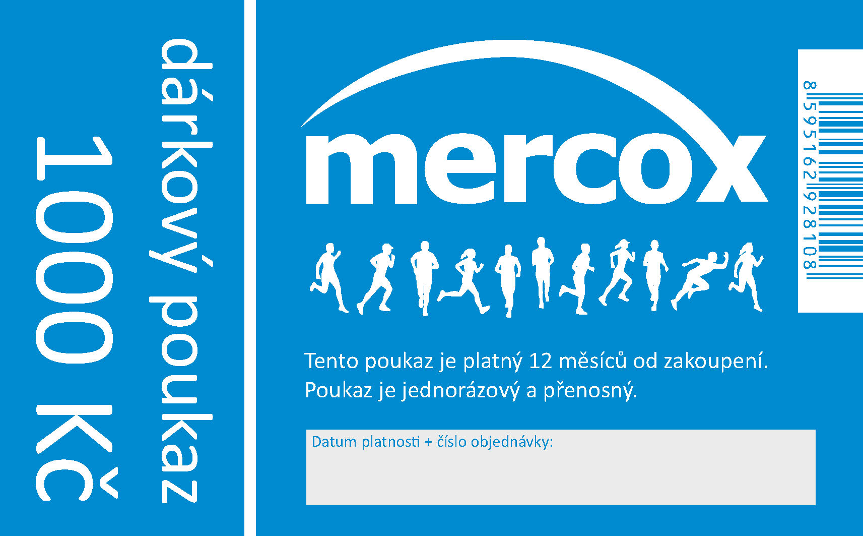 Dárkový poukaz Mercox na 1000kč
