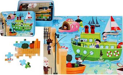 Merco Parník puzzle 100 dílků