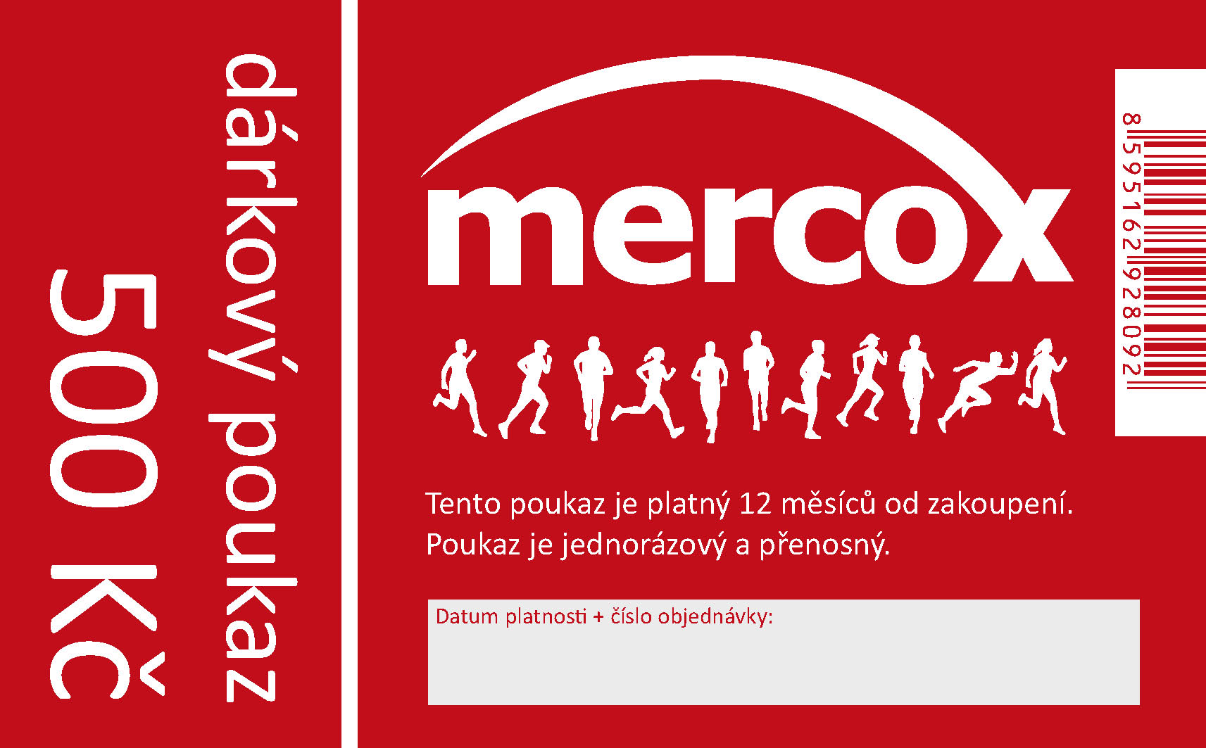 Dárkový poukaz Mercox na 500kč