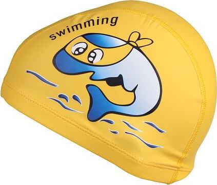 Merco Dolphin dětská plavecká čepice žlutá