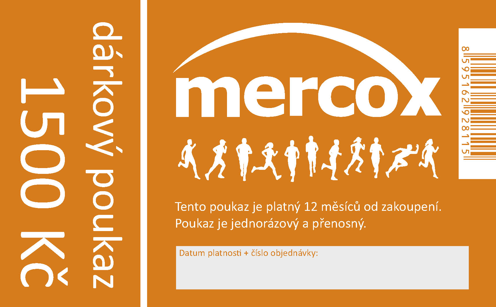 Dárkový poukaz Mercox na 1500kč