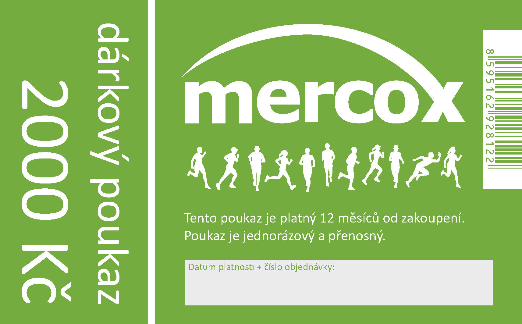 Dárkový poukaz Mercox na 2000kč