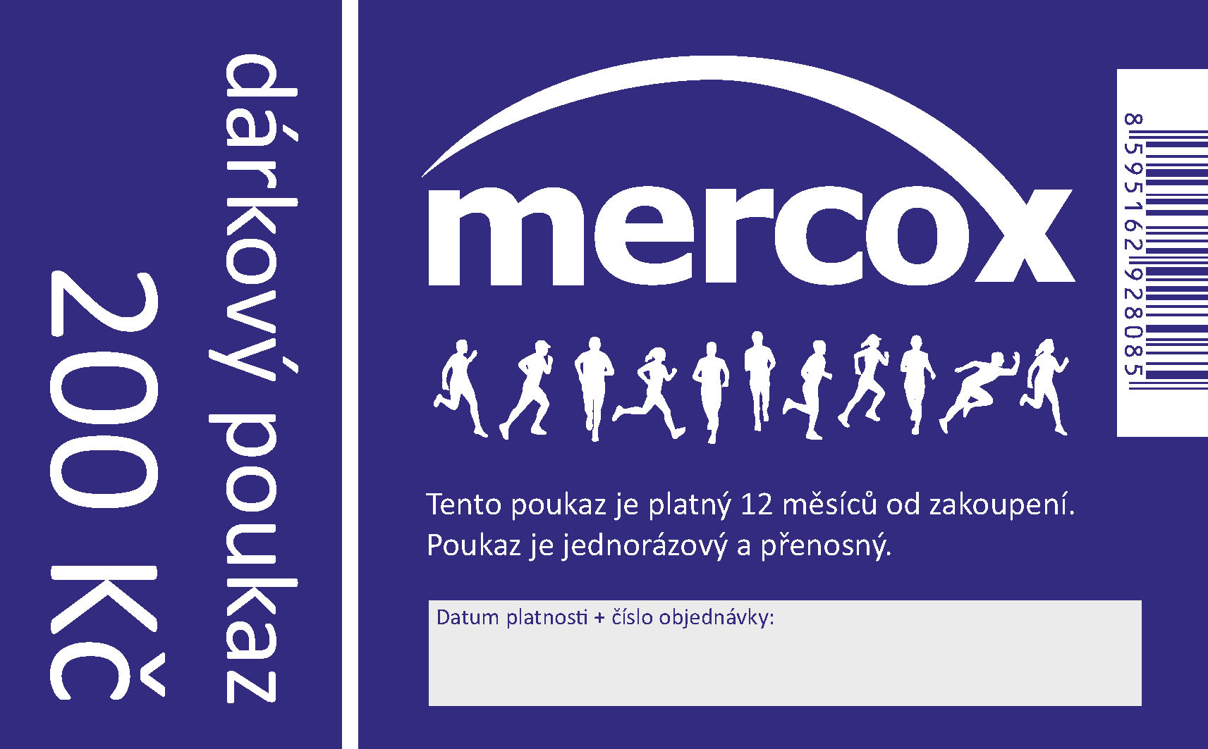 Dárkový poukaz Mercox na 200kč