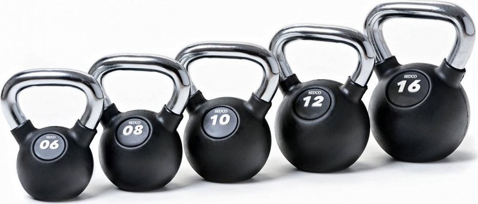 Kettlebell SEDCO RUBBER-CHROM PROFI 20 DB608-20