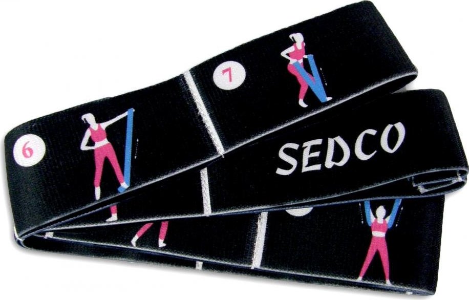 Pás YOGA SEDCO STRETCH STRAP popruh 80x4 cm EP503