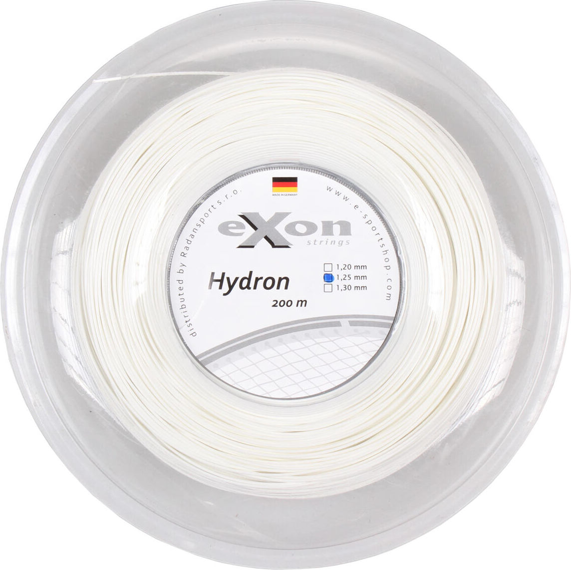 Exon Hydron tenisový výplet 200 m bílá Průměr: 1,20