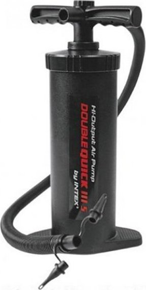 Ruční pumpa DOUBLE QUICK III S Intex černá 68605