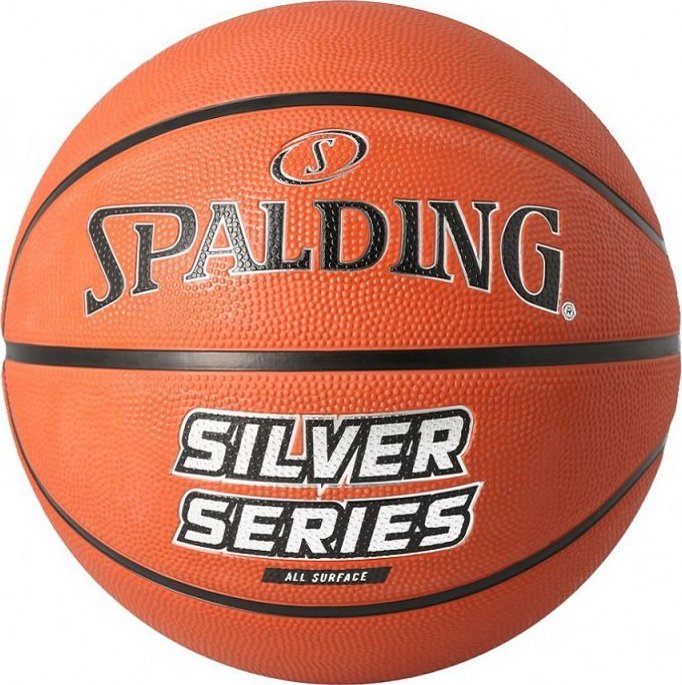 Míč basket SPALDING SILVER SERIES RUBBER vel. 5 1012754
