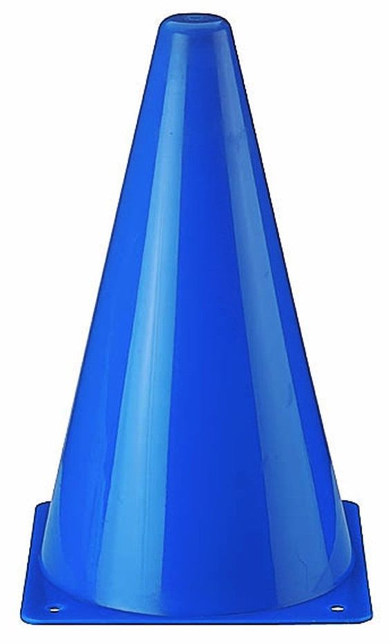 Merc sport Tréninkový sportovní kužel 18cm modrý
