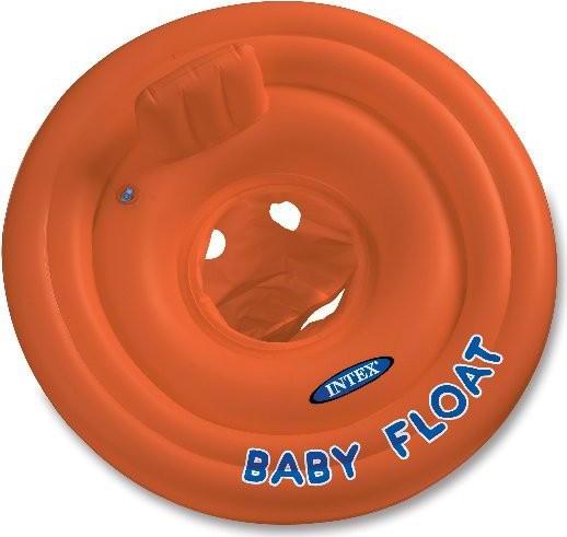 Kruh dětský dvojitý Intex 56588 MY BABY FLOAT zelená 56588