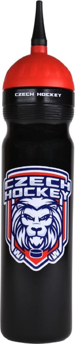 R & B Český Lev sportovní láhev s hubicí černá