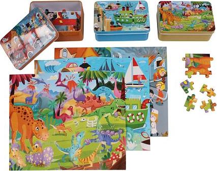 Merco Puzzle Set Boy puzzle pro kluky 100 dílků