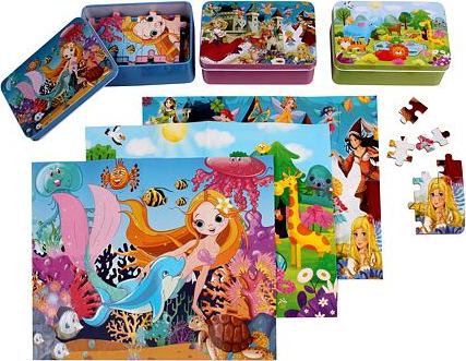 Merco Puzzle Set Girl puzzle pro dívky 100 dílků