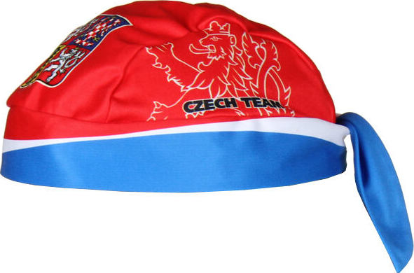 Merco Czech Team šátek pirátský červená