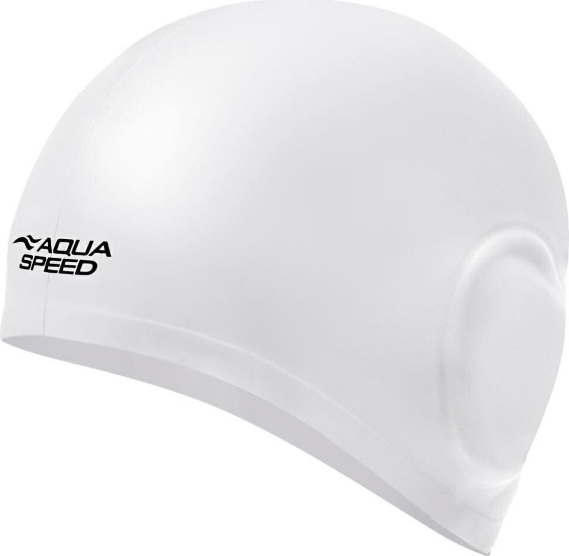 Aqua-Speed Volume Ear Cap koupací čepice bílá