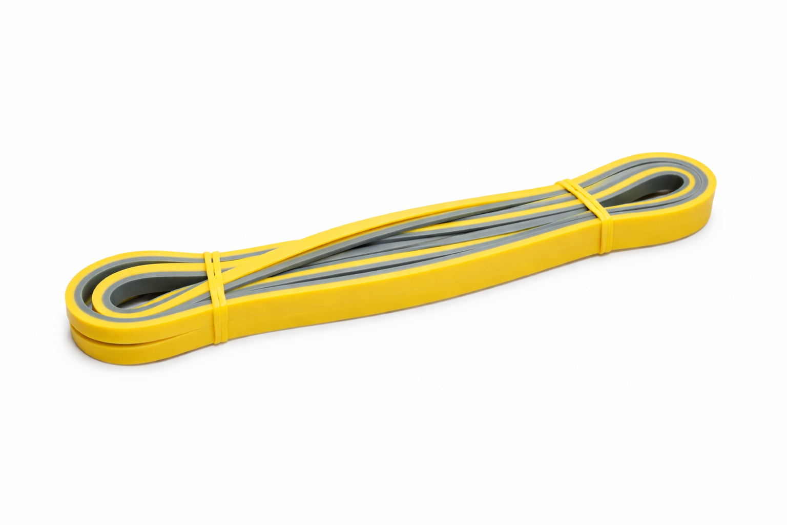 Merc sport Posilovací guma Power Band TPE – žlutá (2,2–6,8 kg)