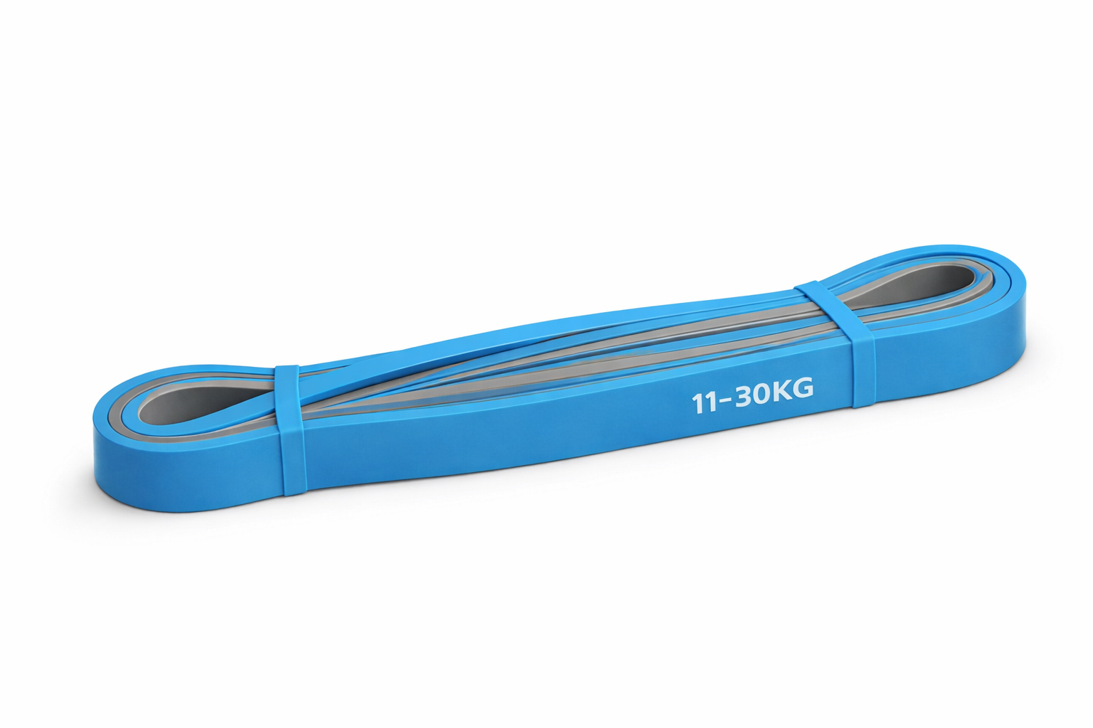 Merc sport Posilovací guma Power Band TPE – modrá (11–30 kg)