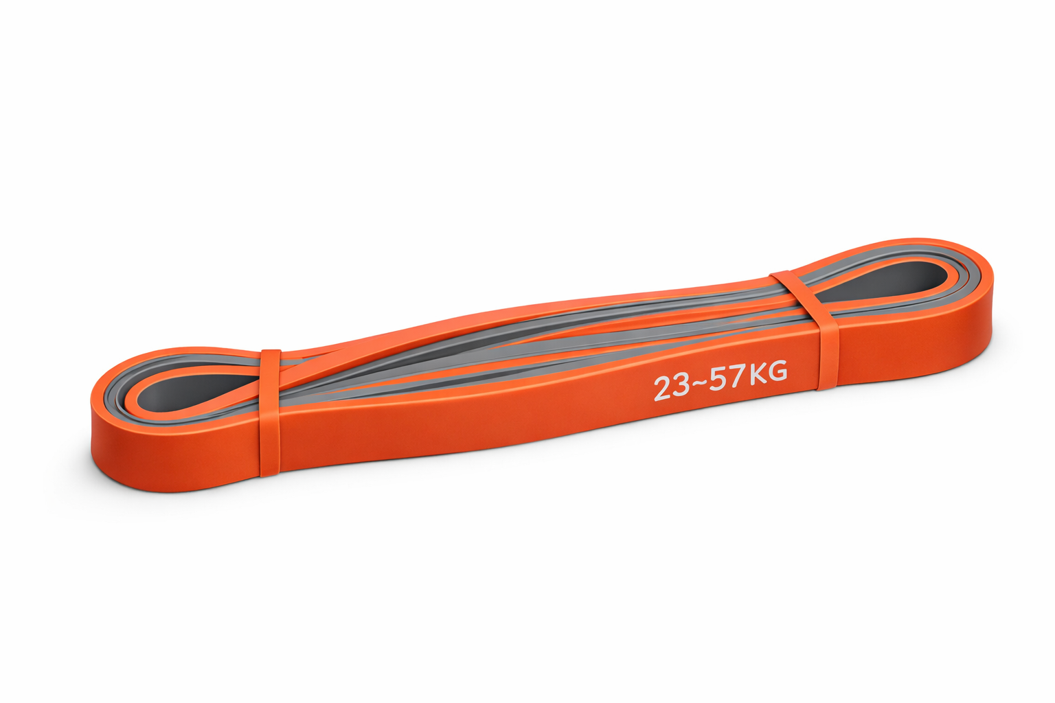 Merc sport Posilovací guma Power Band TPE – oranžová (23–57 kg)