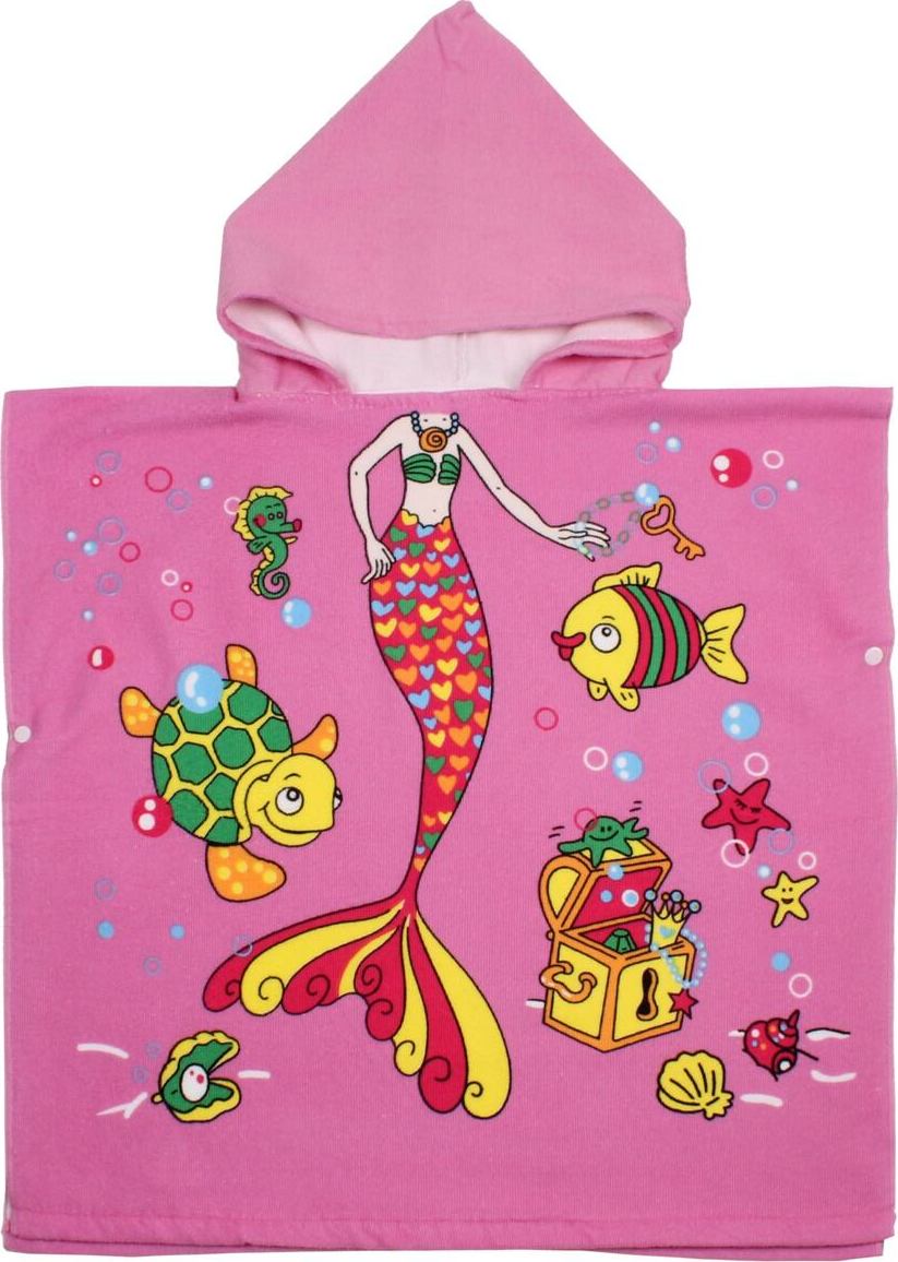 Merco Love Mermaid dětské plážové pončo