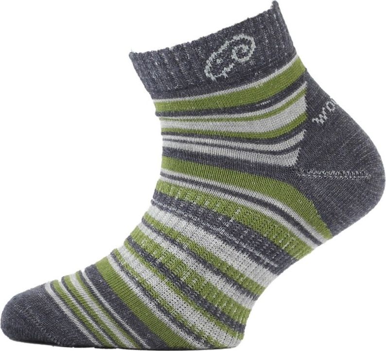 Lasting dětské merino ponožky TJP zelené Akce Velikost: (29-33) XS