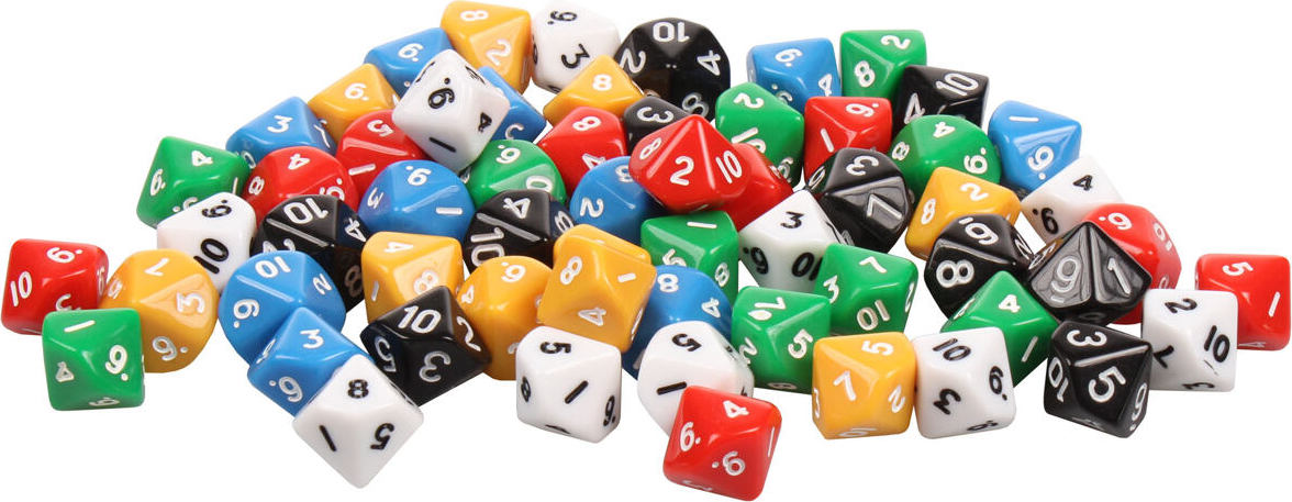 Merco Dice Set AC10 házecí kostky sada 6 x 10 ks