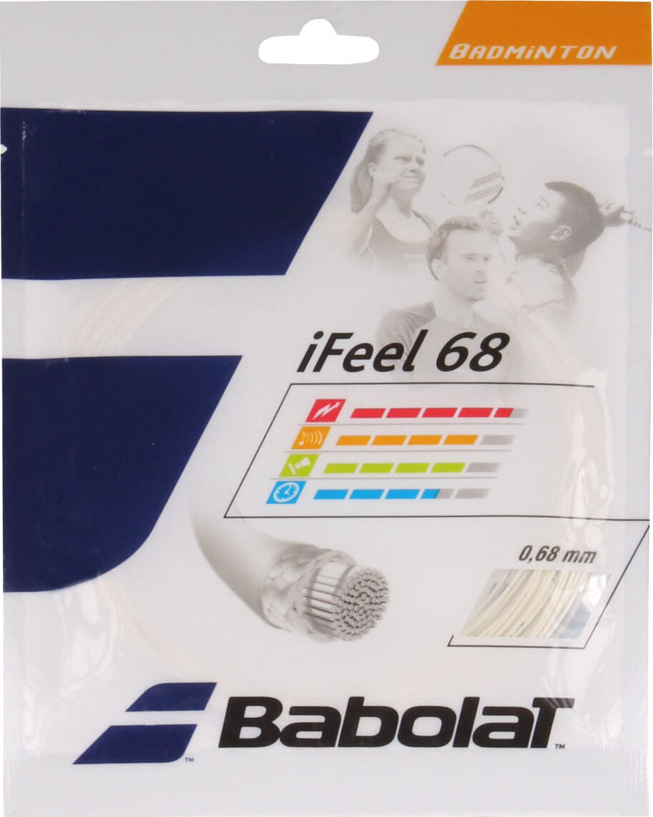 Babolat iFeel 68 badmintonový výplet 10,2 m bílá