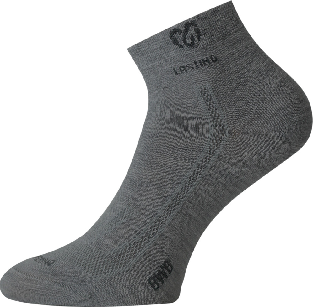 Lasting merino ponožky BWB šedé Velikost: XL