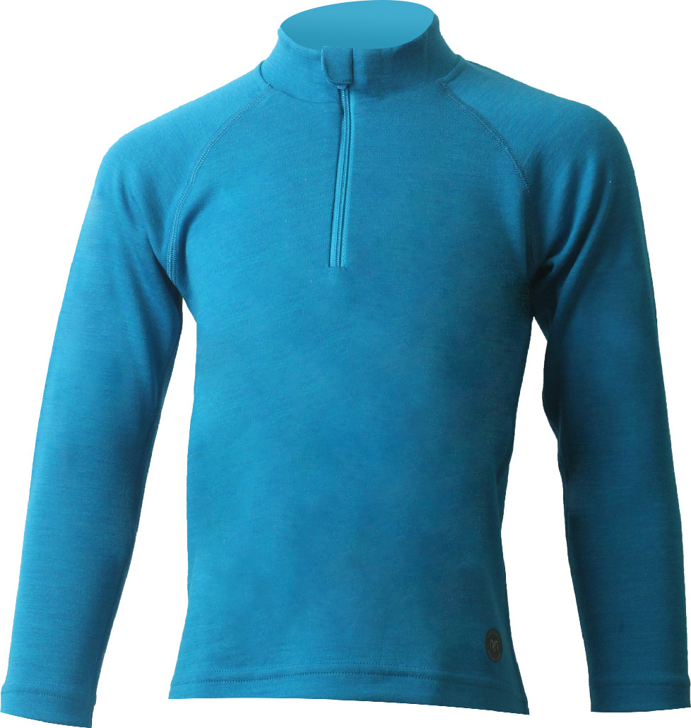 Lasting dětská merino mikina SOLY modrá Velikost: 130