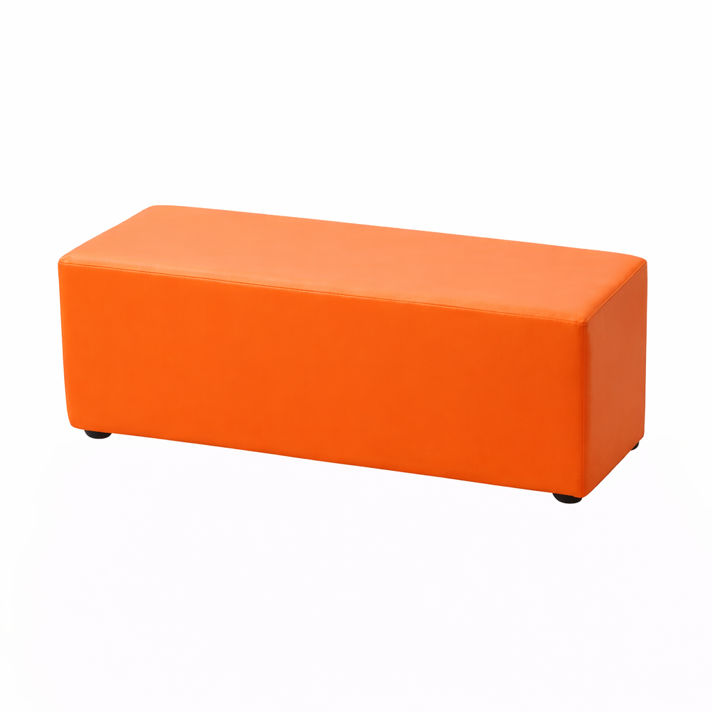 Merc sport Dětská pěnová lavice 100 × 40 × 40 cm oranžová