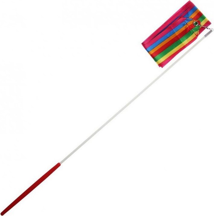 EFFEA Gymnastická stuha + tyčka vícebarevná 3406DU