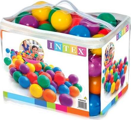 Míčky hrací 8cm 100ks Intex 49600 mix barev 49600