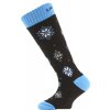 Lasting dětské merino lyžařské ponožky SJA černé