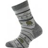 Lasting dětské merino ponožky TJL šedé