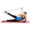 Pilates Sticks posilovací tyč s gumou fialová