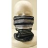 Stipped scarf Black,grey (2)