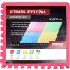 Colored Puzzle fitness podložka mix barev
