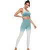 Vibe Fit sportovní legíny aqua