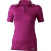 Lasting dámská merino polo košile ALISA růžová (Velikost S)