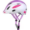 Pluto Light dětská cyklistická helma bílá-lila (Velikost oblečení XS-S)