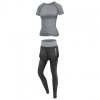 Runner Long 2W fitness set šedá