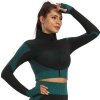 Yoga Sense fitness set dámský zelená tm. (Velikost oblečení S)