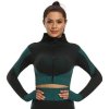 Yoga Sense fitness set dámský zelená tm. (Velikost oblečení S)
