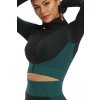 Yoga Sense fitness set dámský zelená tm. (Velikost oblečení S)