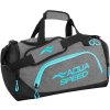 Duffle Bag L sportovní taška šedá-tyrkysová