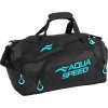 Duffle Bag M sportovní taška černá-tyrkysová