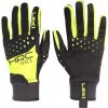 HRC Race běžecké rukavice černá-žlutá