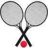Sada SOFT TENIS SEDCO - barevná černá 0836CR