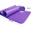 Karimatka Yoga Sedco NBR-MAT 173 x 61 x 1,0 cm černá LX108-1-CR
