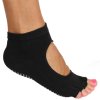 Grippy S2 ponožky na jógu, bezprsté černá