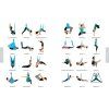 Yoga Hammock – síť na jógu modrá  + Cvičební guma dárek